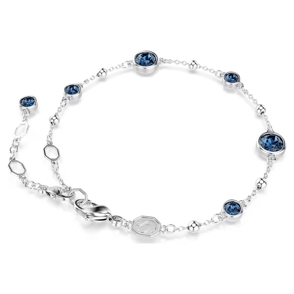SWAROVSKI Βραχιόλι Imber Στρογγυλή κοπή, Μπλε, Επιροδιωμένο 5730679 SWAROVSKI Βραχιόλι Imber Στρογγυλή κοπή, Μπλε, Επιροδιωμένο 5730679