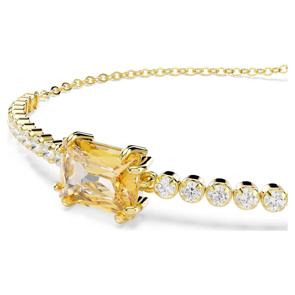 SWAROVSKI Matrix Tennis Βραχιόλι Μίξη Κοπών, Λευκό, Επιμετάλλωση σε Χρυσαφί Τόνο 5730699 SWAROVSKI Matrix Tennis Βραχιόλι Μίξη Κοπών, Λευκό, Επιμετάλλωση σε Χρυσαφί Τόνο 5730699