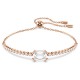 SWAROVSKI Βραχιόλι Tennis Matrix Μίξη Κοπών, Λευκό, Επιμετάλλωση σε ροζ-χρυσό τόνο 5730706 SWAROVSKI Βραχιόλι Tennis Matrix Μίξη Κοπών, Λευκό, Επιμετάλλωση σε ροζ-χρυσό τόνο 5730706