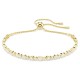 SWAROVSKI Tennis Matrix Βραχιόλι Στρογγυλή κοπή, Λευκό, Χρυσός Τόνος 5730709