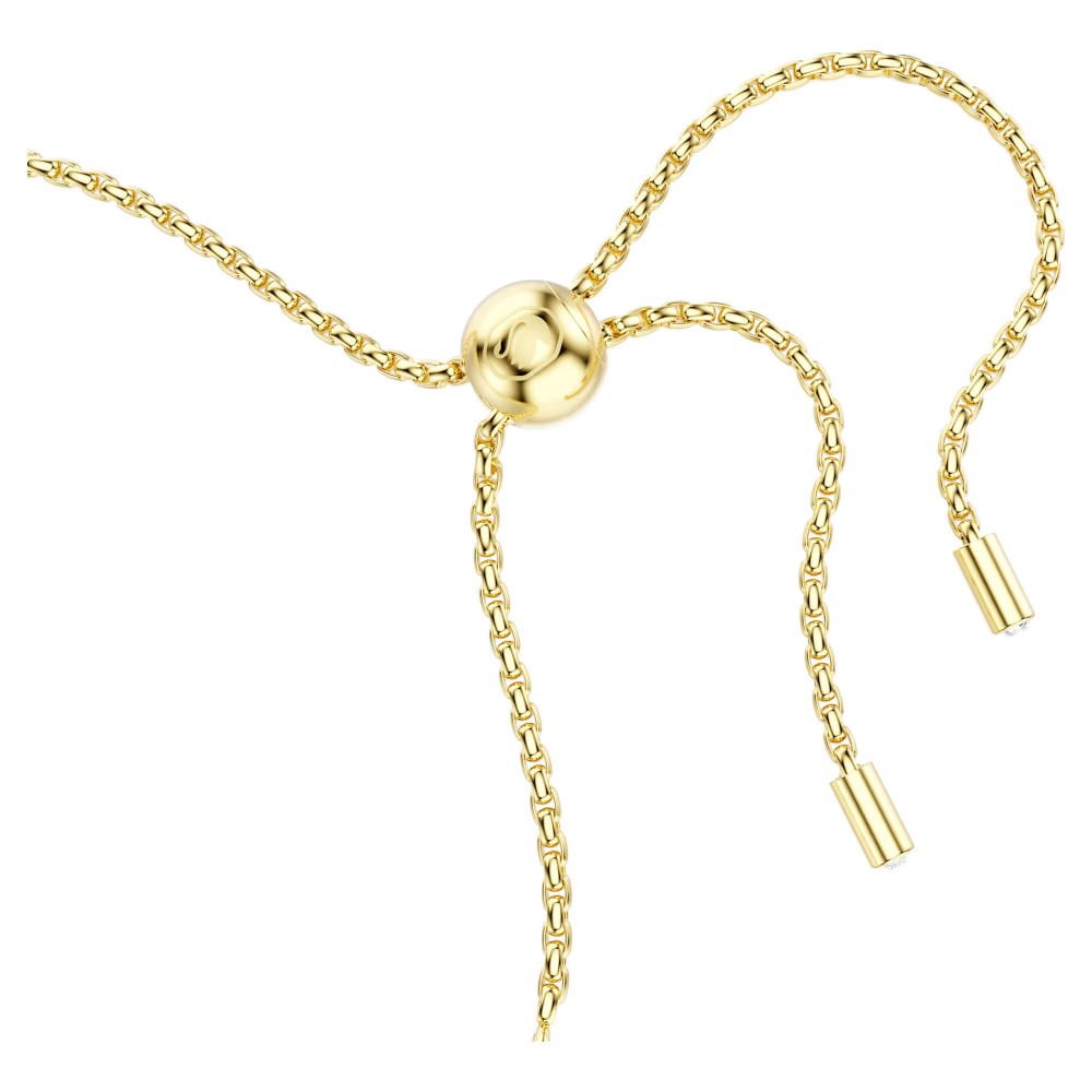 SWAROVSKI Tennis Matrix Βραχιόλι Στρογγυλή κοπή, Λευκό, Χρυσός Τόνος 5730709