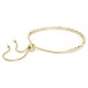 SWAROVSKI Tennis Matrix Βραχιόλι Στρογγυλή κοπή, Λευκό, Χρυσός Τόνος 5730709