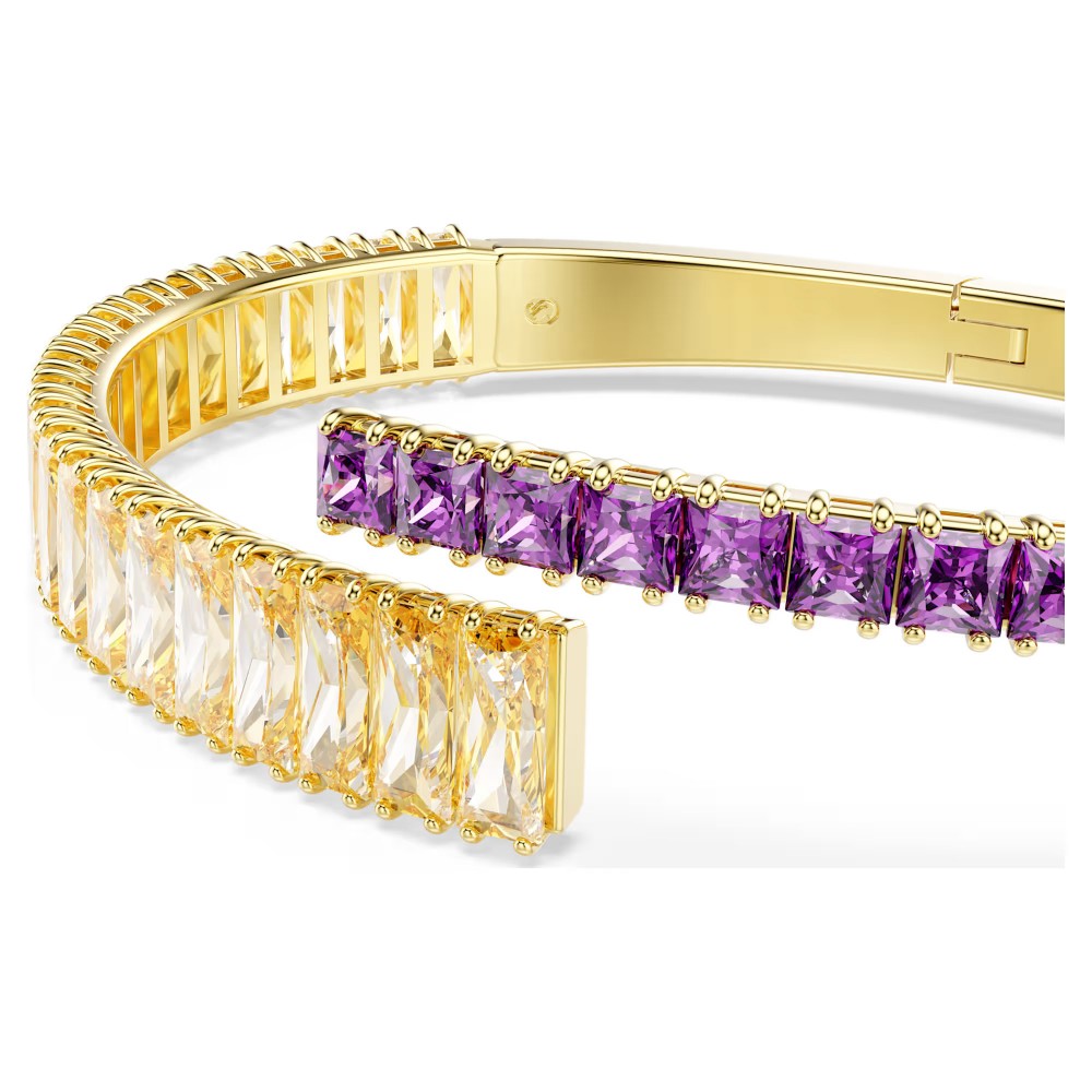 SWAROVSKI Matrix Βραχιόλι Μίξη Κοπών, Πολύχρωμο, Επιμετάλλωση σε Χρυσαφί Τόνο 5731049