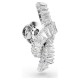 SWAROVSKI Καρφίτσα Πέτου Matrix, Baguette Κοπή, Λευκό, Επιροδιωμένο 5731102 SWAROVSKI Καρφίτσα Πέτου Matrix, Baguette Κοπή, Λευκό, Επιροδιωμένο 5731102