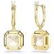 SWAROVSKI Millenia Σκουλαρίκια-σταγόνα Τετράγωνη κοπή, Καραμελέ Χρώμα Χρυσός Τόνος 5731148