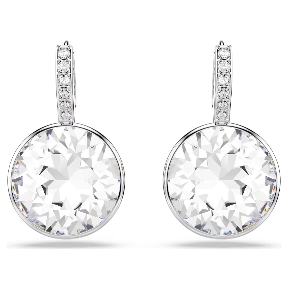 SWAROVSKI Millenia Σκουλαρίκια-σταγόνα Στρογγυλή κοπή, Λευκά, Επιροδιωμένο 5731149
