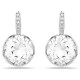SWAROVSKI Millenia Σκουλαρίκια-σταγόνα Στρογγυλή κοπή, Λευκά, Επιροδιωμένο 5731149