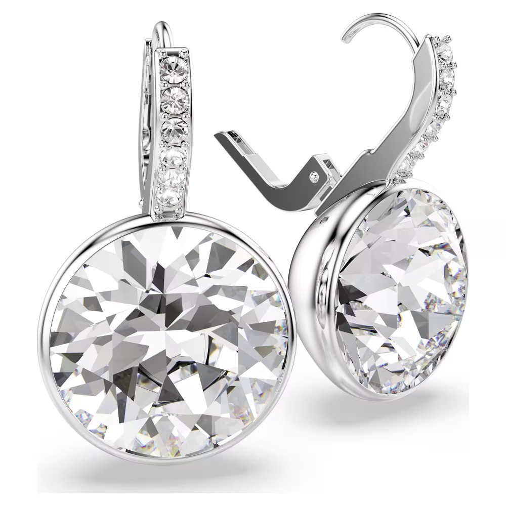 SWAROVSKI Millenia Σκουλαρίκια-σταγόνα Στρογγυλή κοπή, Λευκά, Επιροδιωμένο 5731149