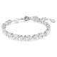 SWAROVSKI Βραχιόλι Mesmera Μείξη κοπών, Λευκό, Επιμετάλλωση ροδίου 5731959