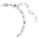 SWAROVSKI Βραχιόλι Mesmera Μείξη κοπών, Λευκό, Επιμετάλλωση ροδίου 5731959
