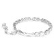 SWAROVSKI Βραχιόλι Mesmera Μείξη κοπών, Λευκό, Επιμετάλλωση ροδίου 5731959