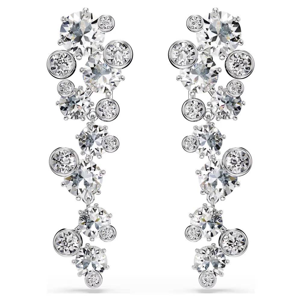 SWAROVSKI Σκουλαρίκια-σταγόνα Constella Μίξη Κοπών, Λευκά, Επιμετάλλωση ροδίου 5732252 SWAROVSKI Σκουλαρίκια-σταγόνα Constella Μίξη Κοπών, Λευκά, Επιμετάλλωση ροδίου 5732252