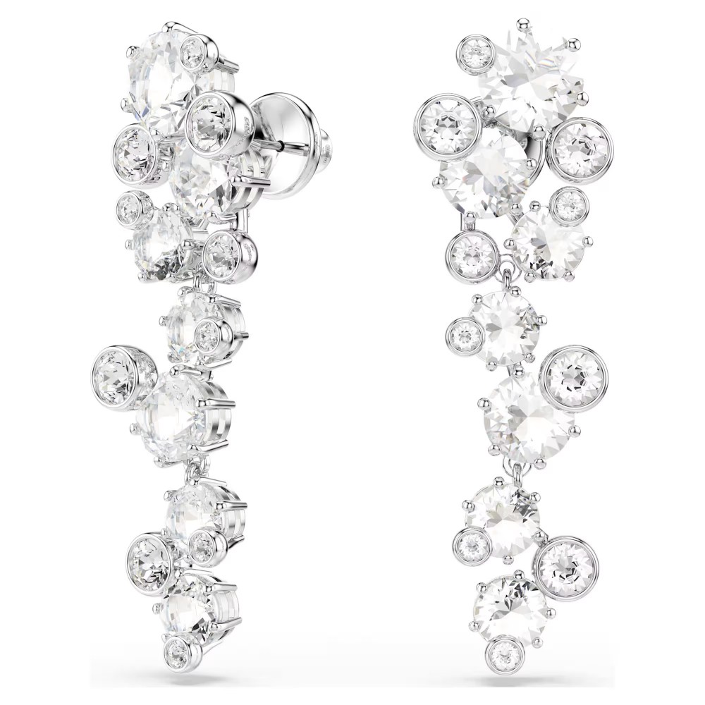SWAROVSKI Σκουλαρίκια-σταγόνα Constella Μίξη Κοπών, Λευκά, Επιμετάλλωση ροδίου 5732252 SWAROVSKI Σκουλαρίκια-σταγόνα Constella Μίξη Κοπών, Λευκά, Επιμετάλλωση ροδίου 5732252
