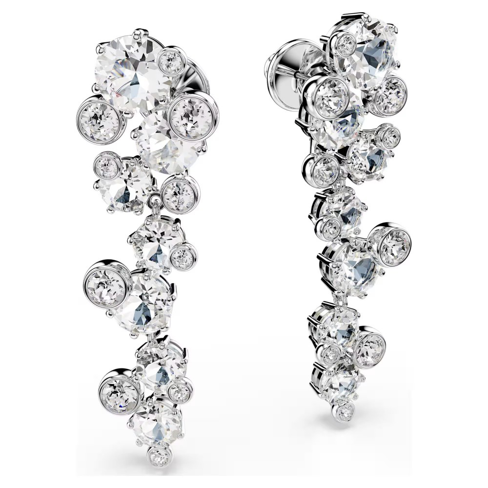SWAROVSKI Σκουλαρίκια-σταγόνα Constella Μίξη Κοπών, Λευκά, Επιμετάλλωση ροδίου 5732252 SWAROVSKI Σκουλαρίκια-σταγόνα Constella Μίξη Κοπών, Λευκά, Επιμετάλλωση ροδίου 5732252