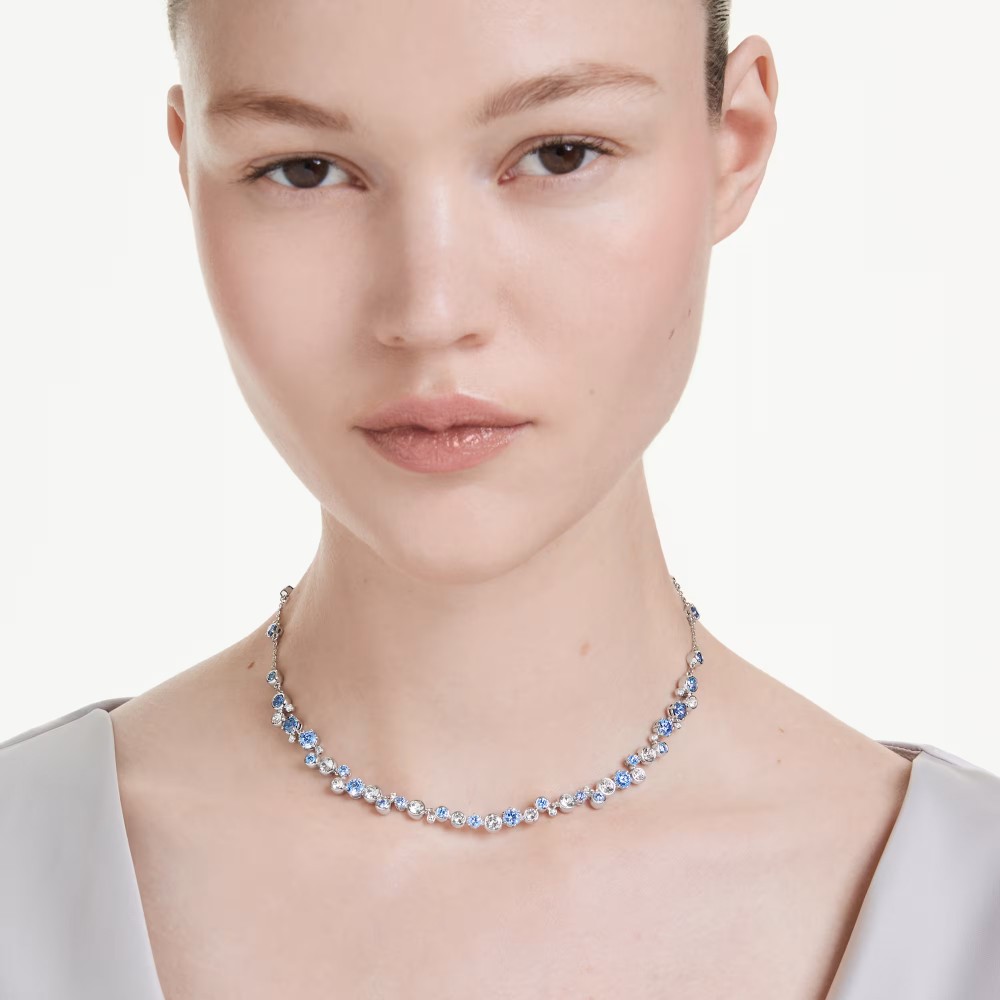 SWAROVSKI Constella Κολιέ Μίξη Κοπών, Μπλε, Επιροδιωμένο 5732255