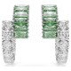 SWAROVSKI Σκουλαρίκια Matrix, Μικτή Κοπή, Πράσινο, Επιροδιωμένο 5732264