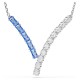 SWAROVSKI Matrix Μενταγιόν με αλυσίδα, Μπλε, Μίξη Κοπών, Επιροδιωμένο 5732265