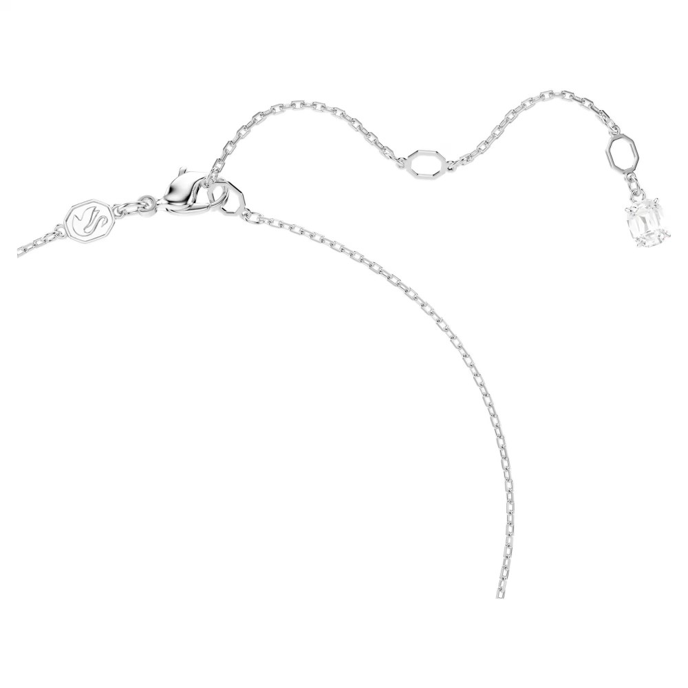 SWAROVSKI Matrix Μενταγιόν με αλυσίδα, Μπλε, Μίξη Κοπών, Επιροδιωμένο 5732265