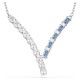 SWAROVSKI Matrix Μενταγιόν με αλυσίδα, Μπλε, Μίξη Κοπών, Επιροδιωμένο 5732265