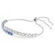 SWAROVSKI Βραχιόλι Matrix Μίξη κοπών, Μπλε, Επιμετάλλωση ροδίου 5732266
