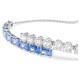 SWAROVSKI Βραχιόλι Matrix Μίξη κοπών, Μπλε, Επιμετάλλωση ροδίου 5732266