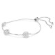 SWAROVSKI Una Angelic Βραχιόλι, Στρογγυλή Κοπή, Διπλής Όψης, Λευκό, Επιροδιωμένο 5732272