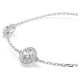 SWAROVSKI Una Angelic Βραχιόλι, Στρογγυλή Κοπή, Διπλής Όψης, Λευκό, Επιροδιωμένο 5732272