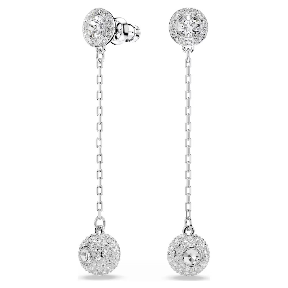 SWAROVSKI Σκουλαρίκια Una Angelic, Στρογγυλή Κοπή Λευκά, Επιροδιωμένο 5732273 SWAROVSKI Σκουλαρίκια Una Angelic, Στρογγυλή Κοπή Λευκά, Επιροδιωμένο 5732273