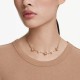 SWAROVSKI Κολιέ Idyllia Crystal Pearl, Μίξη κοπών, Λουλούδι, Πολύχρωμο, Επιμετάλλωση σε χρυσό τόνο 5732388