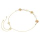 SWAROVSKI Κολιέ Idyllia Crystal Pearl, Μίξη κοπών, Λουλούδι, Πολύχρωμο, Επιμετάλλωση σε χρυσό τόνο 5732388