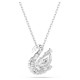 SWAROVSKI Swan Μενταγιόν Κύκνος, Μίξη Κοπών, Λευκό, Επιροδιωμένο 5732412