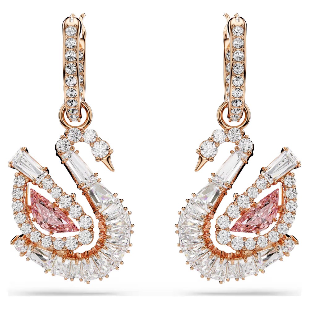 SWAROVSKI Σκουλαρίκια-Σταγόνα Swan Pave, Ροζ, Επιμετάλλωση σε ροζ χρυσό τόνο 5732415 SWAROVSKI Σκουλαρίκια-Σταγόνα Swan Pave, Ροζ, Επιμετάλλωση σε ροζ χρυσό τόνο 5732415