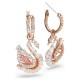 SWAROVSKI Σκουλαρίκια-Σταγόνα Swan Pave, Ροζ, Επιμετάλλωση σε ροζ χρυσό τόνο 5732415 SWAROVSKI Σκουλαρίκια-Σταγόνα Swan Pave, Ροζ, Επιμετάλλωση σε ροζ χρυσό τόνο 5732415