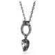 SWAROVSKI Μενταγιόν Mesmera, Μίξη κοπών, Γκρι, Επιμετάλλωση Ρουθηνίου 5732491