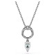 SWAROVSKI Μενταγιόν Mesmera, Μίξη κοπών, Γκρι, Επιμετάλλωση Ρουθηνίου 5732491