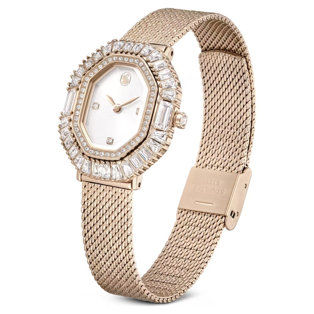 SWAROVSKI Matrix Octagon με Μπρασελέ από Ανοξείδωτο Ατσάλι, Φινίρισμα σε χρυσό σαμπανί τόνο 5732501 SWAROVSKI Matrix Octagon με Μπρασελέ από Ανοξείδωτο Ατσάλι, Φινίρισμα σε χρυσό σαμπανί τόνο 5732501