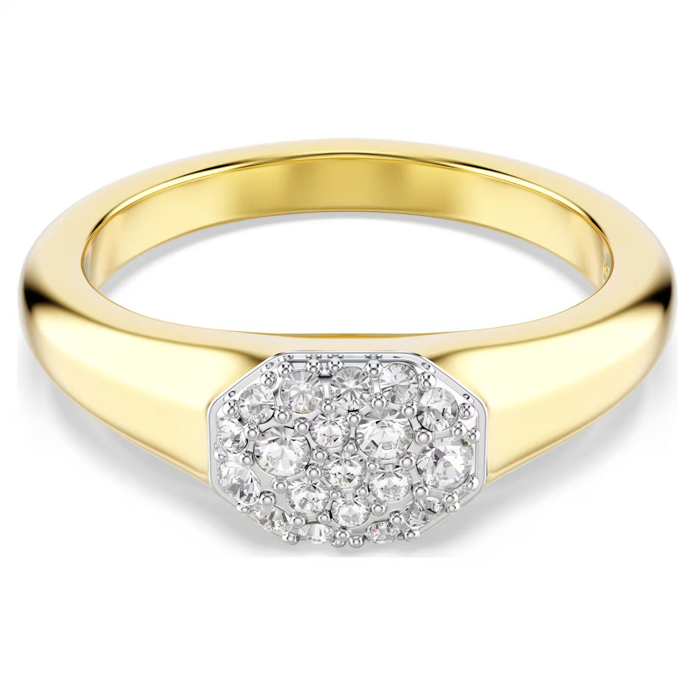 SWAROVSKI Dextera Δαχτυλίδι, Μίξη Κοπών Λευκό, Επιμετάλλωση σε χρυσό τόνο 5732852