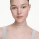 SWAROVSKI Una Angelic Κολιέ, Στρογγυλή κοπή, Λευκό, Διπλής Όψης Επιροδιωμένο 5733116