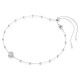 SWAROVSKI Una Angelic Κολιέ, Στρογγυλή κοπή, Λευκό, Διπλής Όψης Επιροδιωμένο 5733116