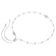 SWAROVSKI Una Angelic Κολιέ, Στρογγυλή κοπή, Λευκό, Διπλής Όψης Επιροδιωμένο 5733116