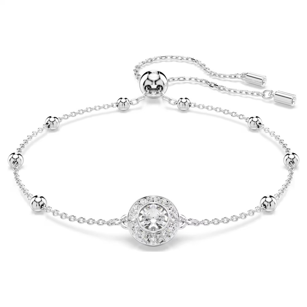 SWAROVSKI Una Angelic Βραχιόλι, Στρογγυλή Κοπή, Λευκό, Επιροδιωμένο 5733196