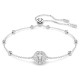 SWAROVSKI Una Angelic Βραχιόλι, Στρογγυλή Κοπή, Λευκό, Επιροδιωμένο 5733196