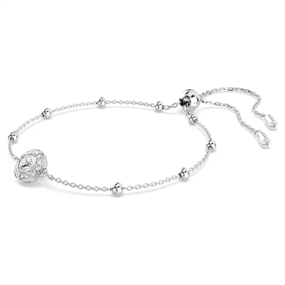 SWAROVSKI Una Angelic Βραχιόλι, Στρογγυλή Κοπή, Λευκό, Επιροδιωμένο 5733196