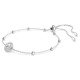 SWAROVSKI Una Angelic Βραχιόλι, Στρογγυλή Κοπή, Λευκό, Επιροδιωμένο 5733196