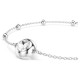 SWAROVSKI Una Angelic Βραχιόλι, Στρογγυλή Κοπή, Λευκό, Επιροδιωμένο 5733196