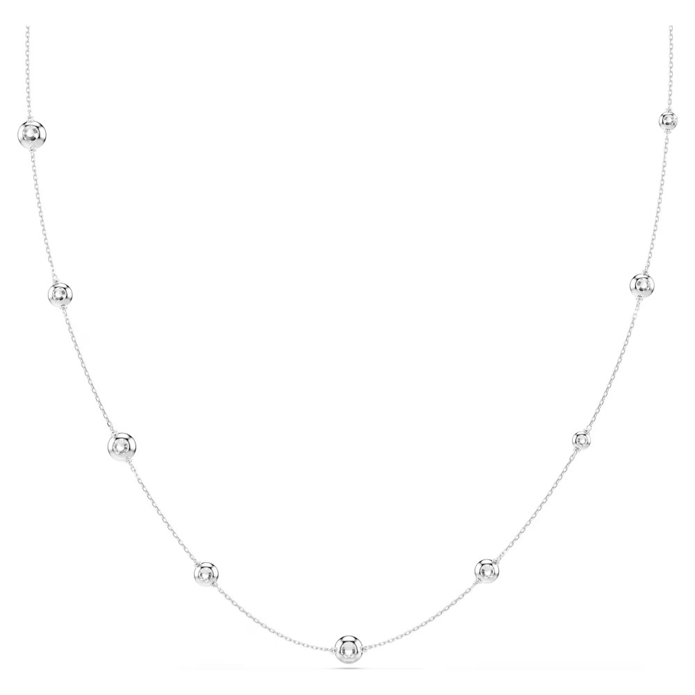 SWAROVSKI Una Angelic Κολιέ, Στρογγυλή κοπή, Λευκό, Επιροδιωμένο 5733197