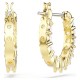 SWAROVSKI Κρίκοι Matrix Vittore, Στρογγυλή Κοπή, Λευκά, επιχρυσωμένο 5733398