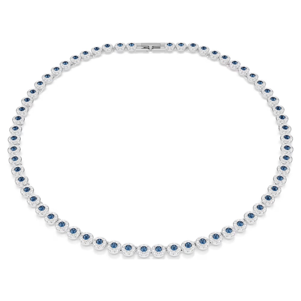 SWAROVSKI Una Angelic Tennis Κολιέ, Στρογγυλή κοπή, Μπλε, Επιροδιωμένο 5733402 SWAROVSKI Una Angelic Tennis Κολιέ, Στρογγυλή κοπή, Μπλε, Επιροδιωμένο 5733402