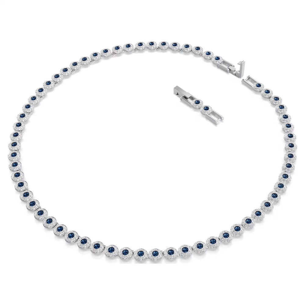 SWAROVSKI Una Angelic Tennis Κολιέ, Στρογγυλή κοπή, Μπλε, Επιροδιωμένο 5733402 SWAROVSKI Una Angelic Tennis Κολιέ, Στρογγυλή κοπή, Μπλε, Επιροδιωμένο 5733402