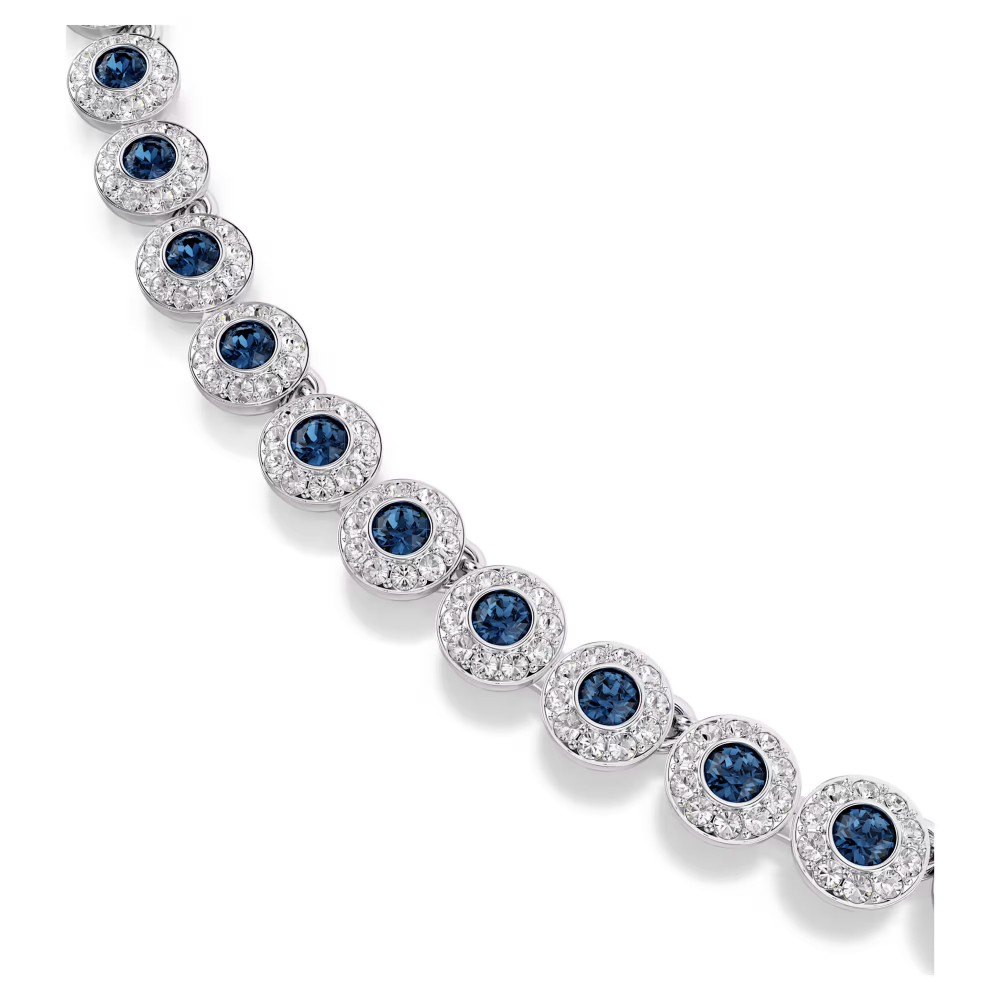 SWAROVSKI Una Angelic Tennis Κολιέ, Στρογγυλή κοπή, Μπλε, Επιροδιωμένο 5733402 SWAROVSKI Una Angelic Tennis Κολιέ, Στρογγυλή κοπή, Μπλε, Επιροδιωμένο 5733402